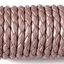 Mystique Pink Leather Braided
